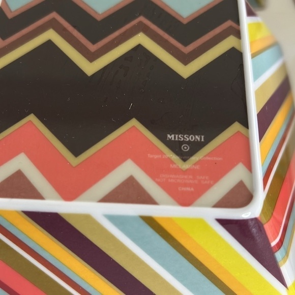 Set of Four Missoni Melamine Soup Salad Cereal Bowls - Picture 3 of 5